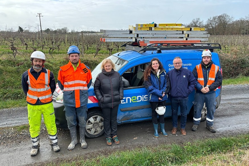 Tempête Nils : le Président du Département salue la mobilisation exceptionnelle des équipes Enedis